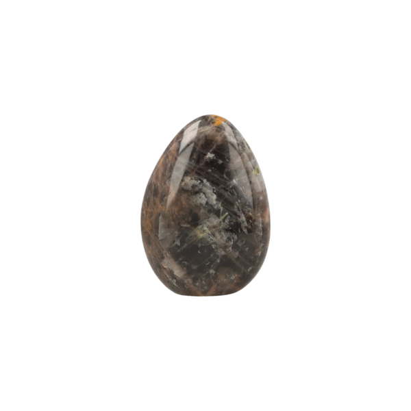 Zwarte maansteen sculptuur