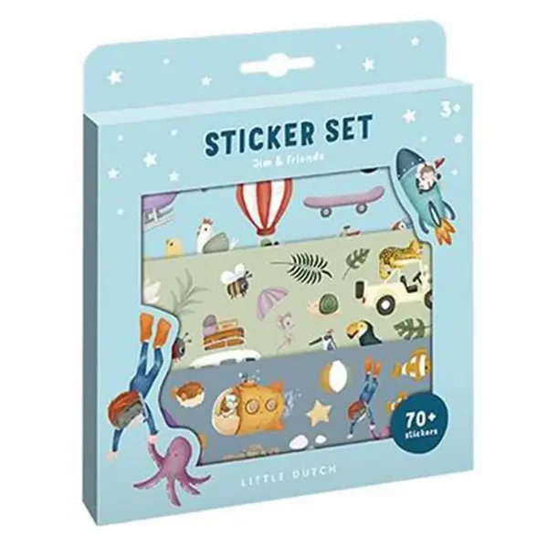 Little Dutch - Stickerset - Jim & Friends