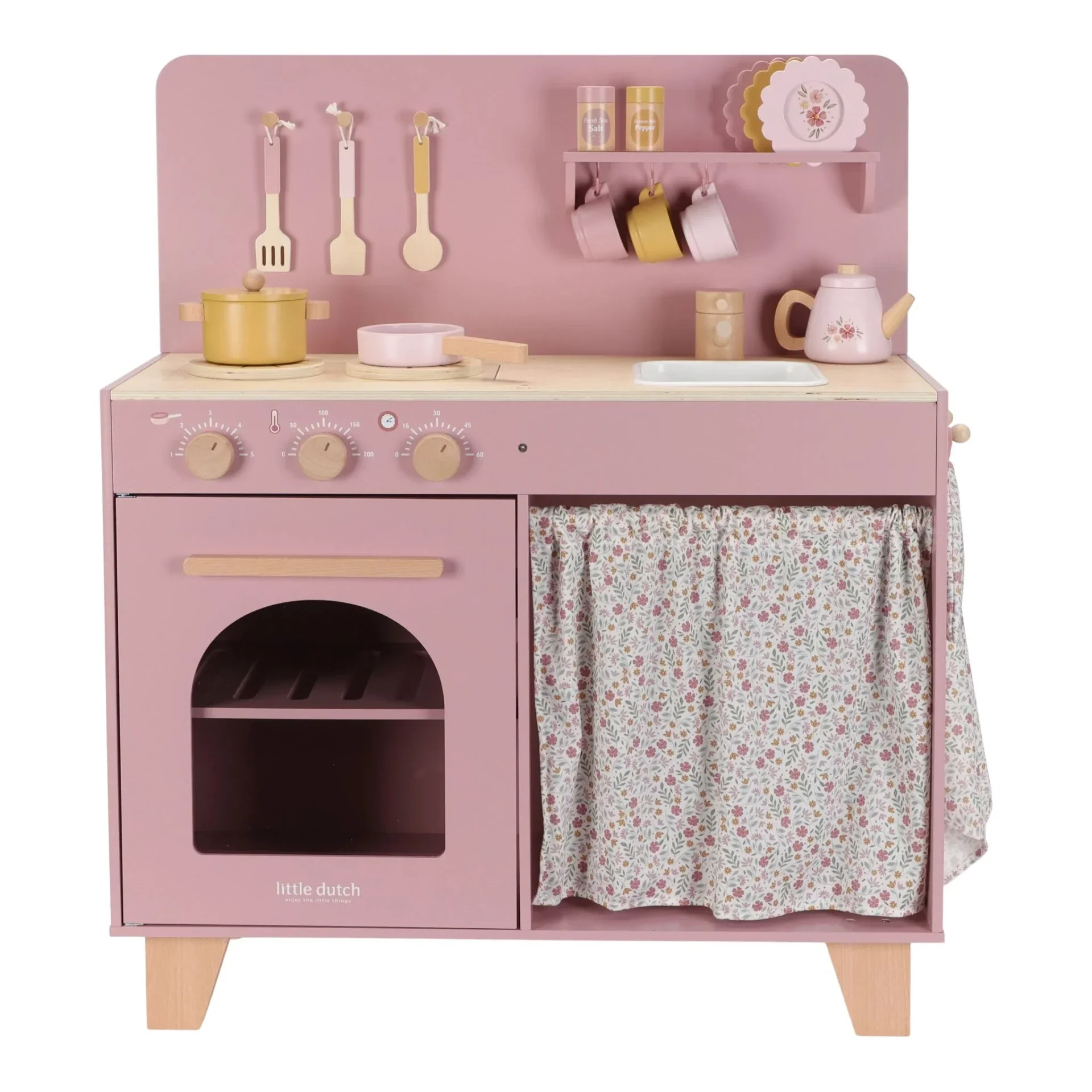 Little Dutch - Houten speelkeuken - Roze