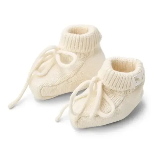 Little Dutch - Slofjes - Newborn Naturals - Wit
