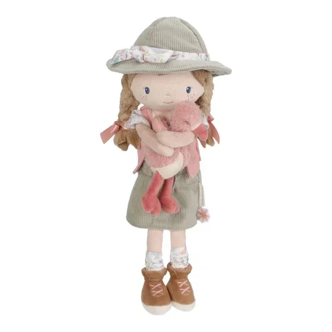 Little Dutch - Knuffelpop - Ranger Rosa - Safari Friends