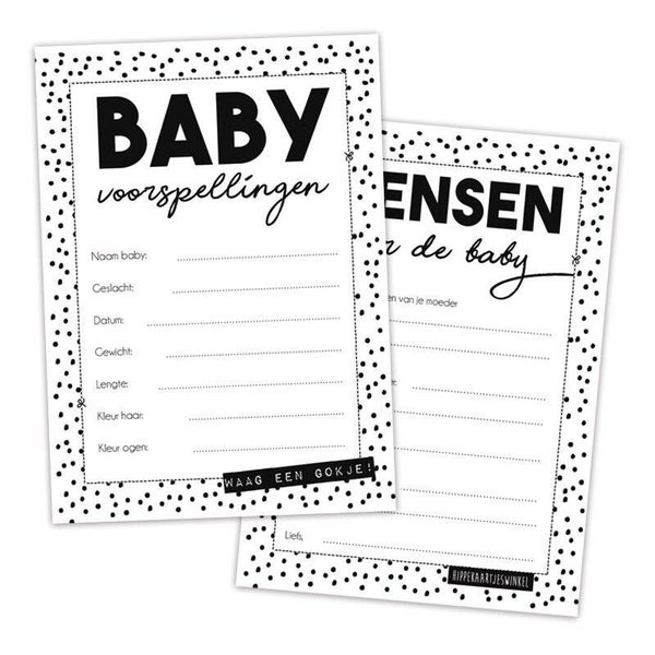 Baby voorspellingen - Zwarte stippen