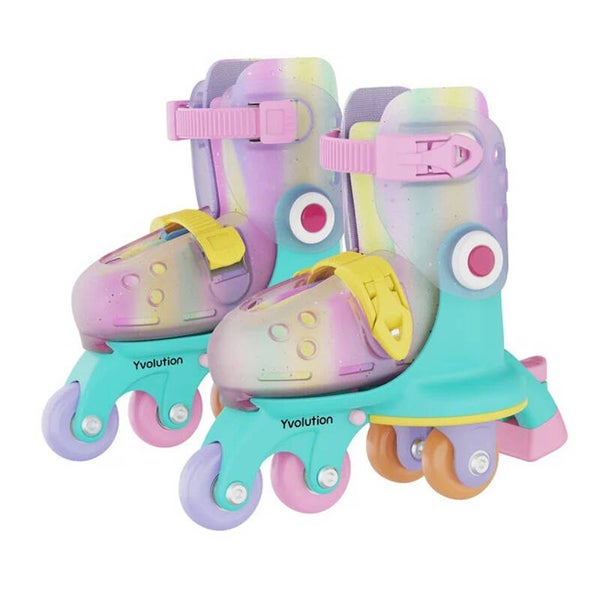 Yvolution - Twista Skates - Rainbow - Maat 30 t/m 34