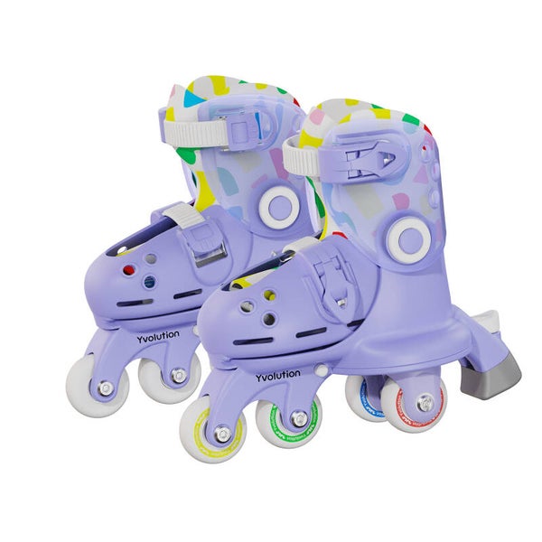 Yvolution - Twista Skates - Paars - Maat 30 t/m 34