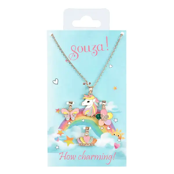 Souza! - Ketting met 4 bedels - Eenhoorn