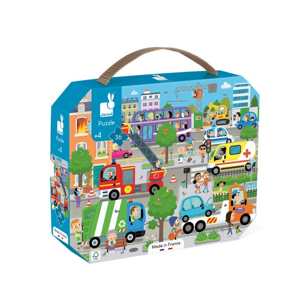 Janod - puzzel - De stad