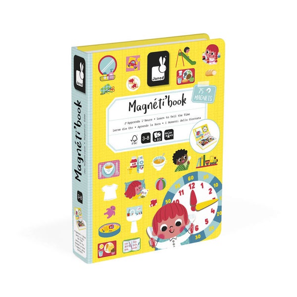Janod - Magnetibook - Klok kijken