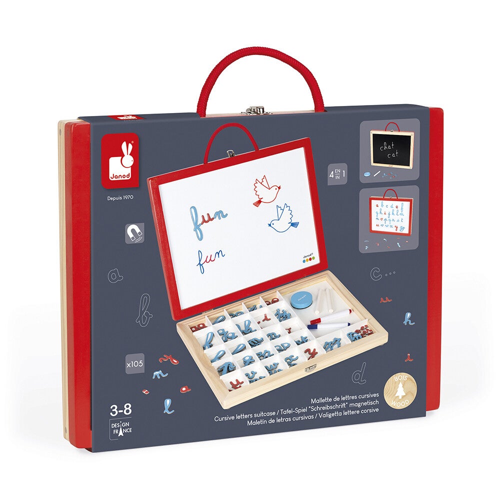 Janod - 4 in 1 letters leren