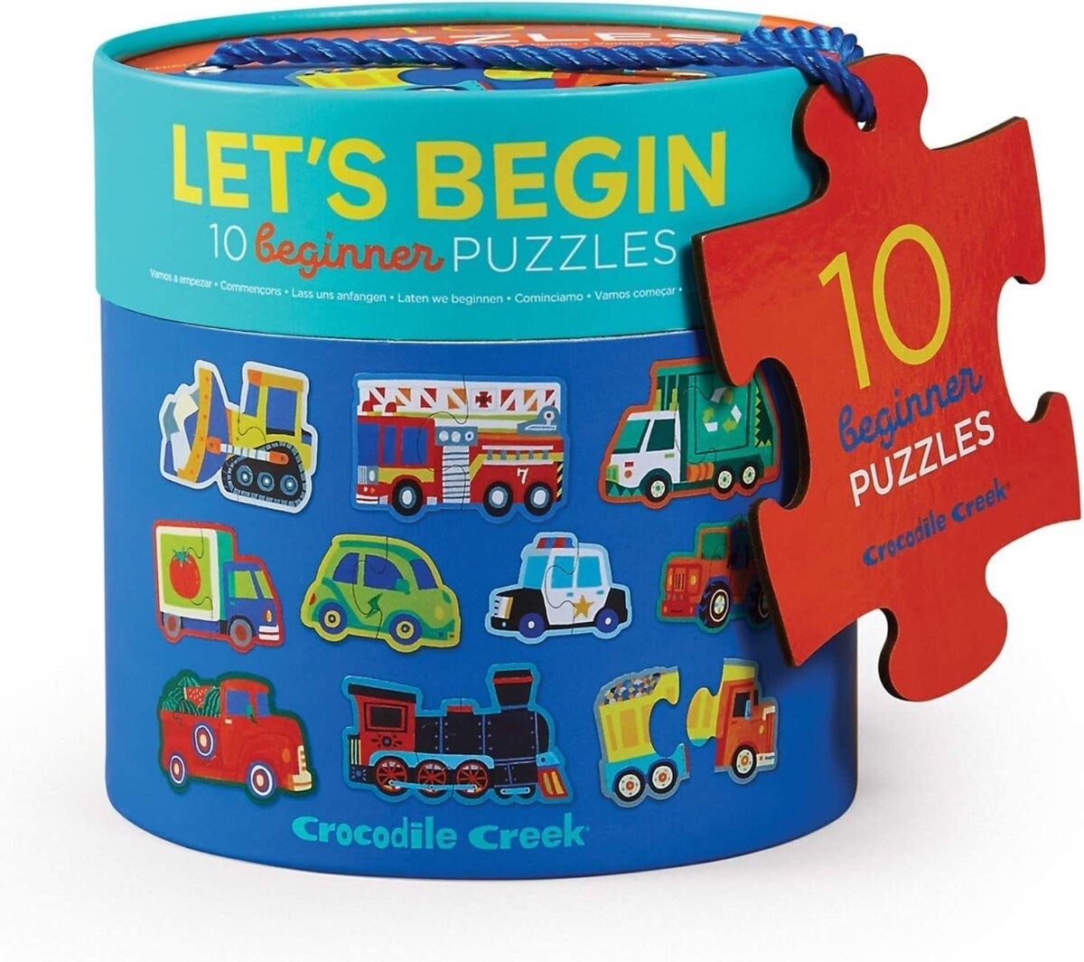 Crocodile Creek - Let's begin  2 stukjes- Voertuigen