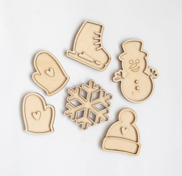 Speeltray set winter