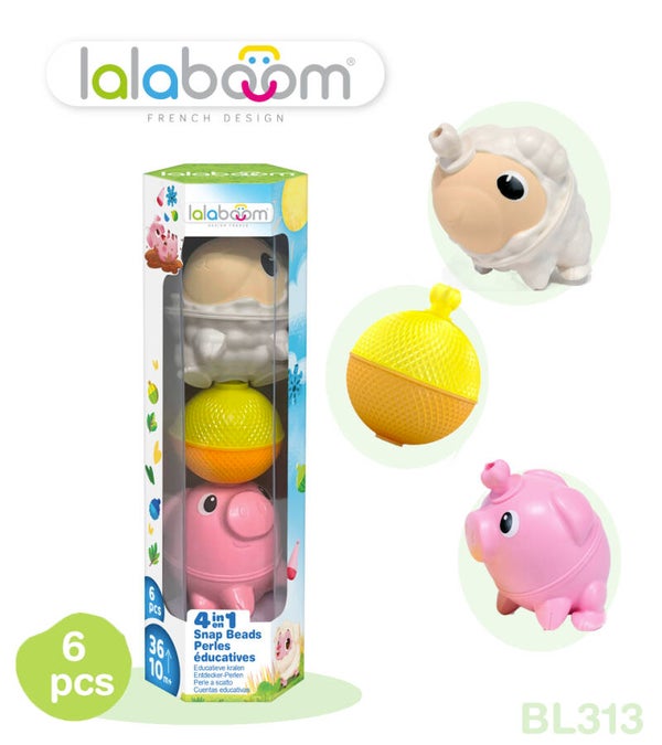 Lalaboom - Schaap en varken cadeauset - 6 stuks