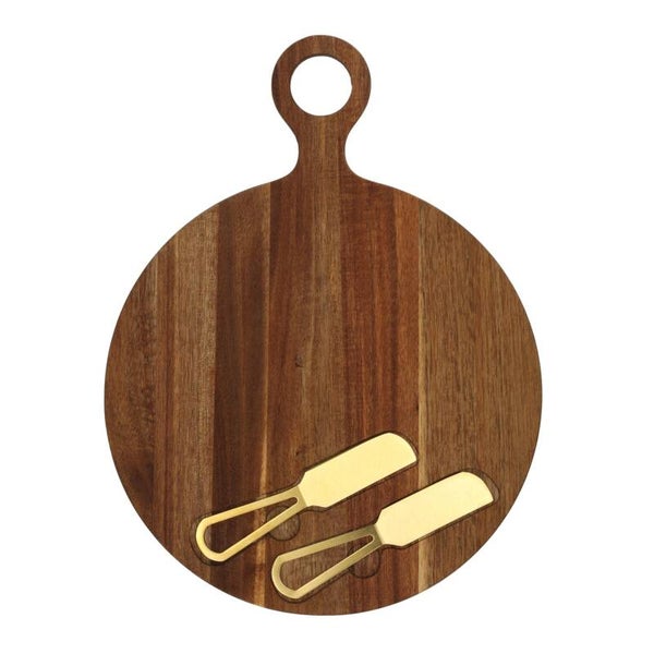 The Big Gifts - Borrelplank met gouden botermesjes