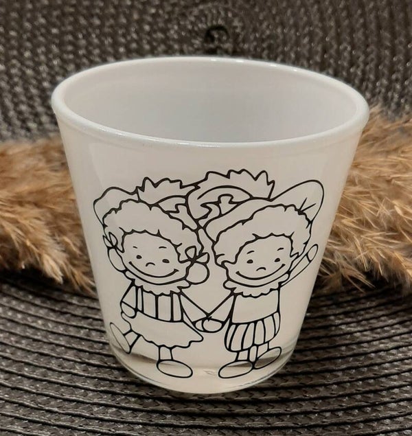 Theelicht twee pietjes