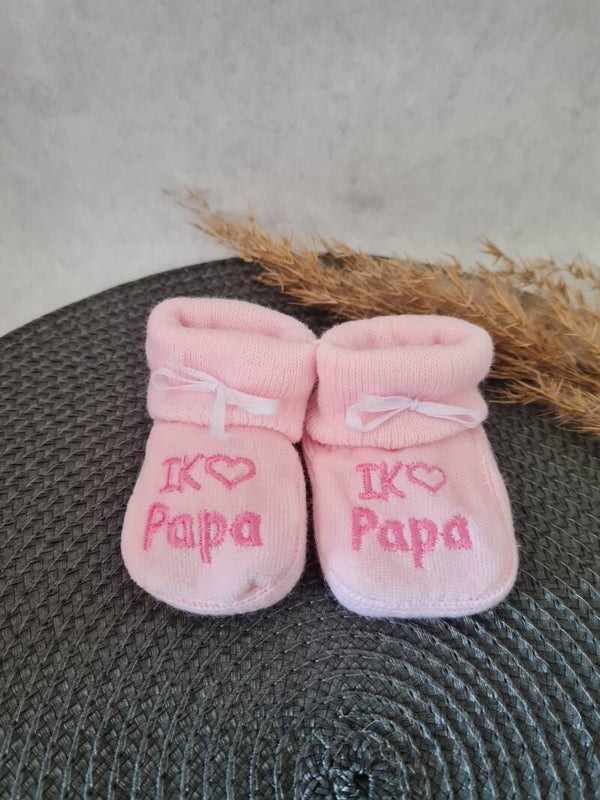 Slofjes papa roze