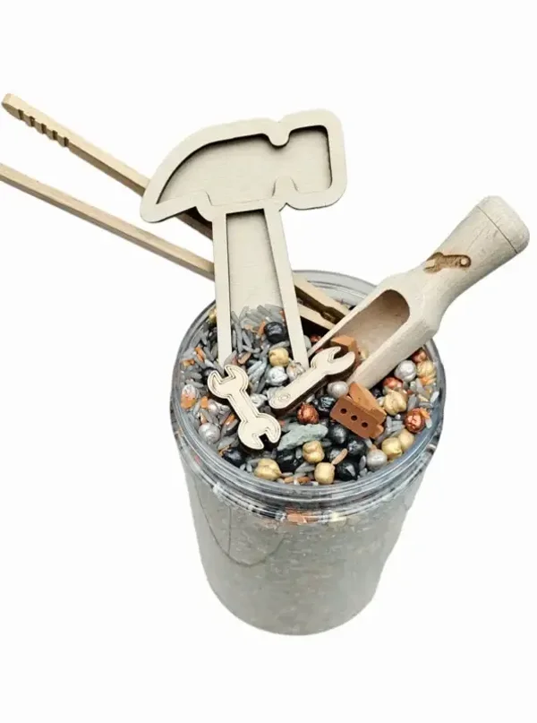 SensoryFun - PourAndPlay - Construction