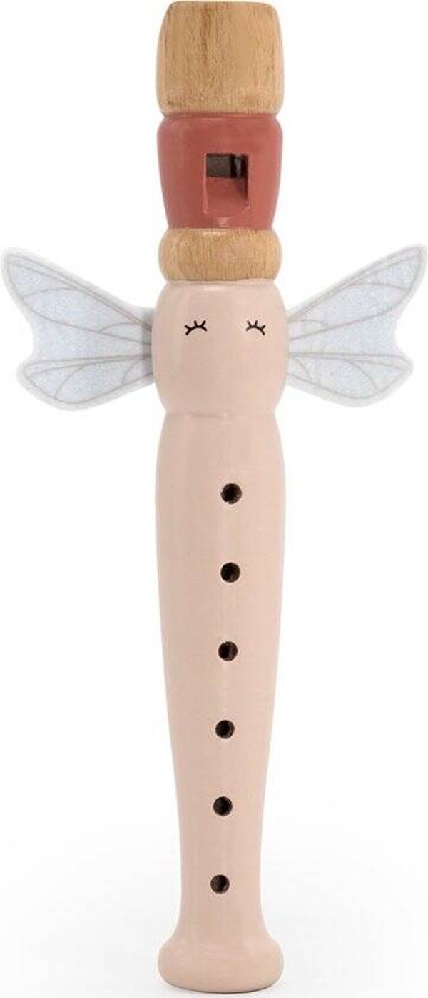 Label Label - Houten fluit - roze