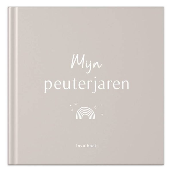 Fyllbooks - Invulboek - Opgroeiboek - Mijn peuterjaren - Zand