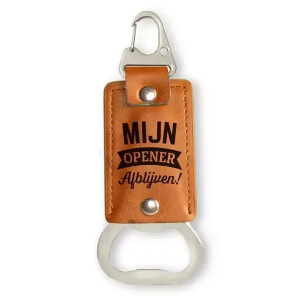 Leren opener mijn opener afblijven