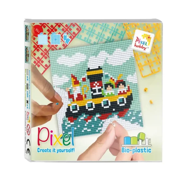 Pixelhobby - Pixel set - Stoomboot