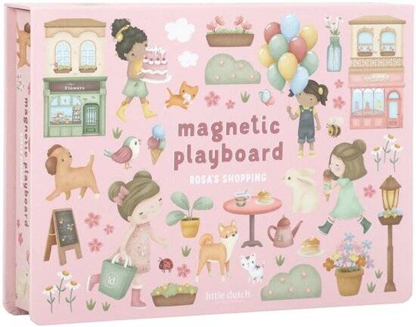 Little Dutch - Magnetisch speelbord - Rosa's winkelstraat