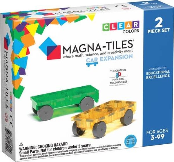 Magna-Tiles - Cars - Groen en geel