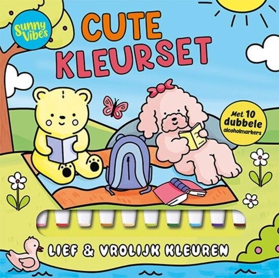 Lantaarn Publishers - Sunny Vibes - Cute kleurset