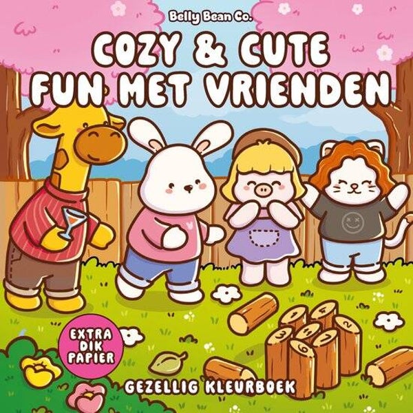 Forte Creatief - Cozy kleurboek - Fun met vrienden