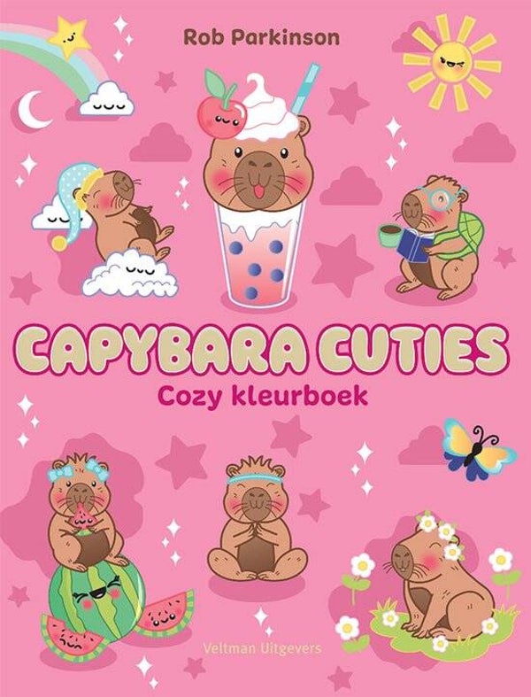 Veltman - Cozy kleurboek - Capybara Cuties