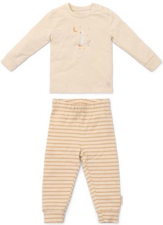 Little Dutch - Pyjama - Naturel Stripes - Maat 86/92