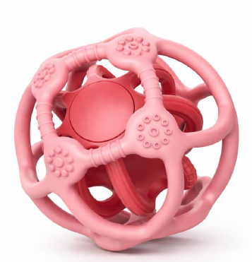 Little L - Set van 2 sensorische ballen - Rood