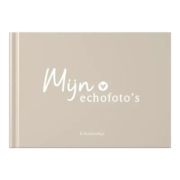 Invulboek - Mijn echoboekje - Beige