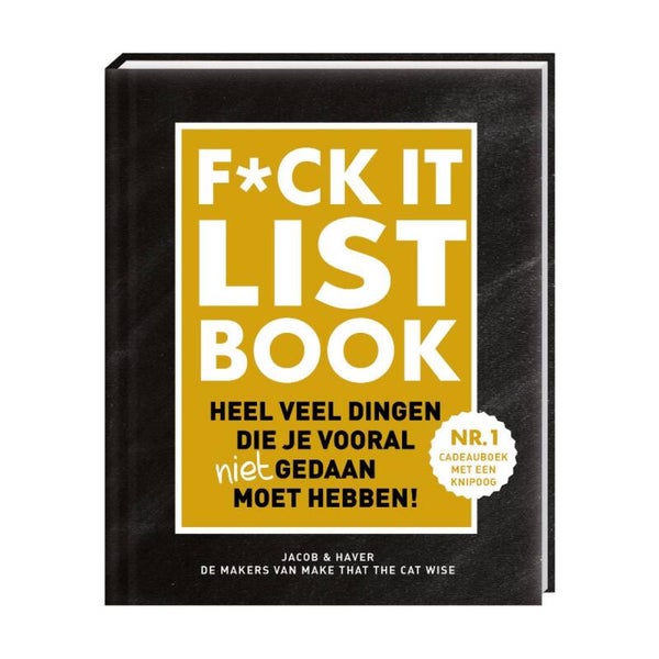 F*ck it list book - Algemeen