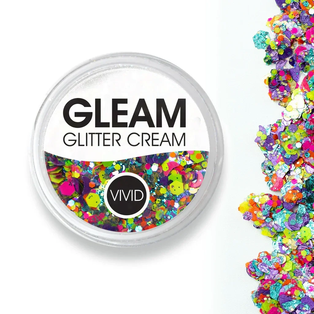 Vivid - Chunky glitter cream - Aloha