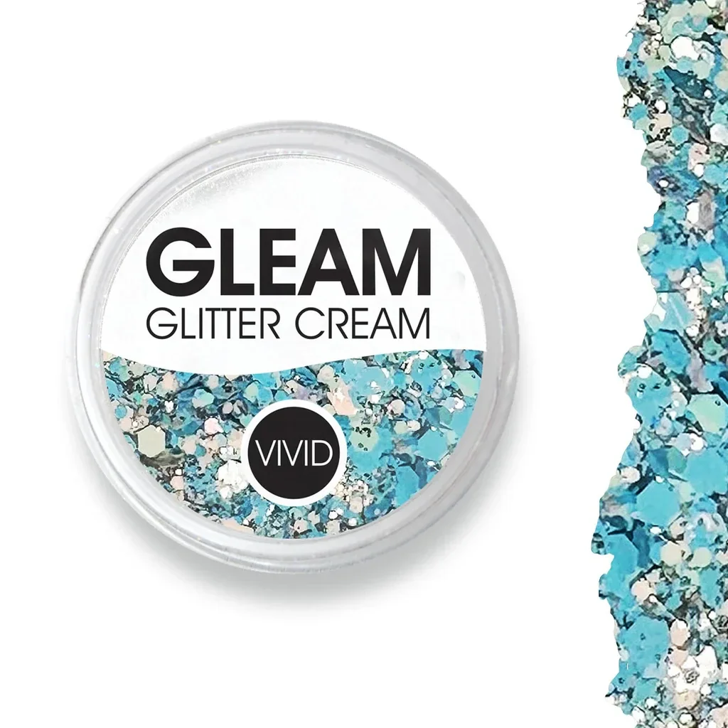 Vivid - Chunky glitter cream - Bluebell