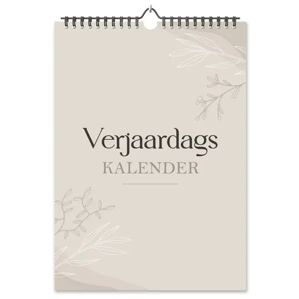 Fyllbooks - Verjaardagskalender - Beige