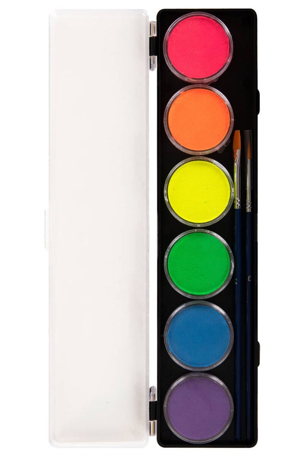 Hobby watercolor 6 kleuren - Neon Palet