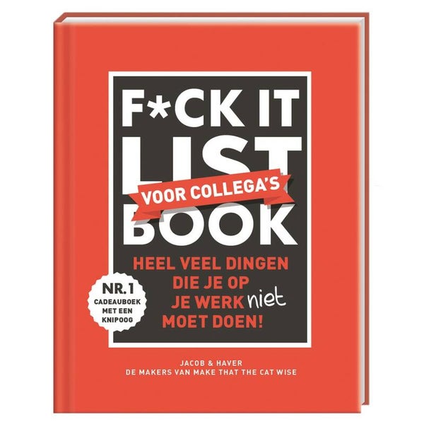 F*ck it list book - Collega's