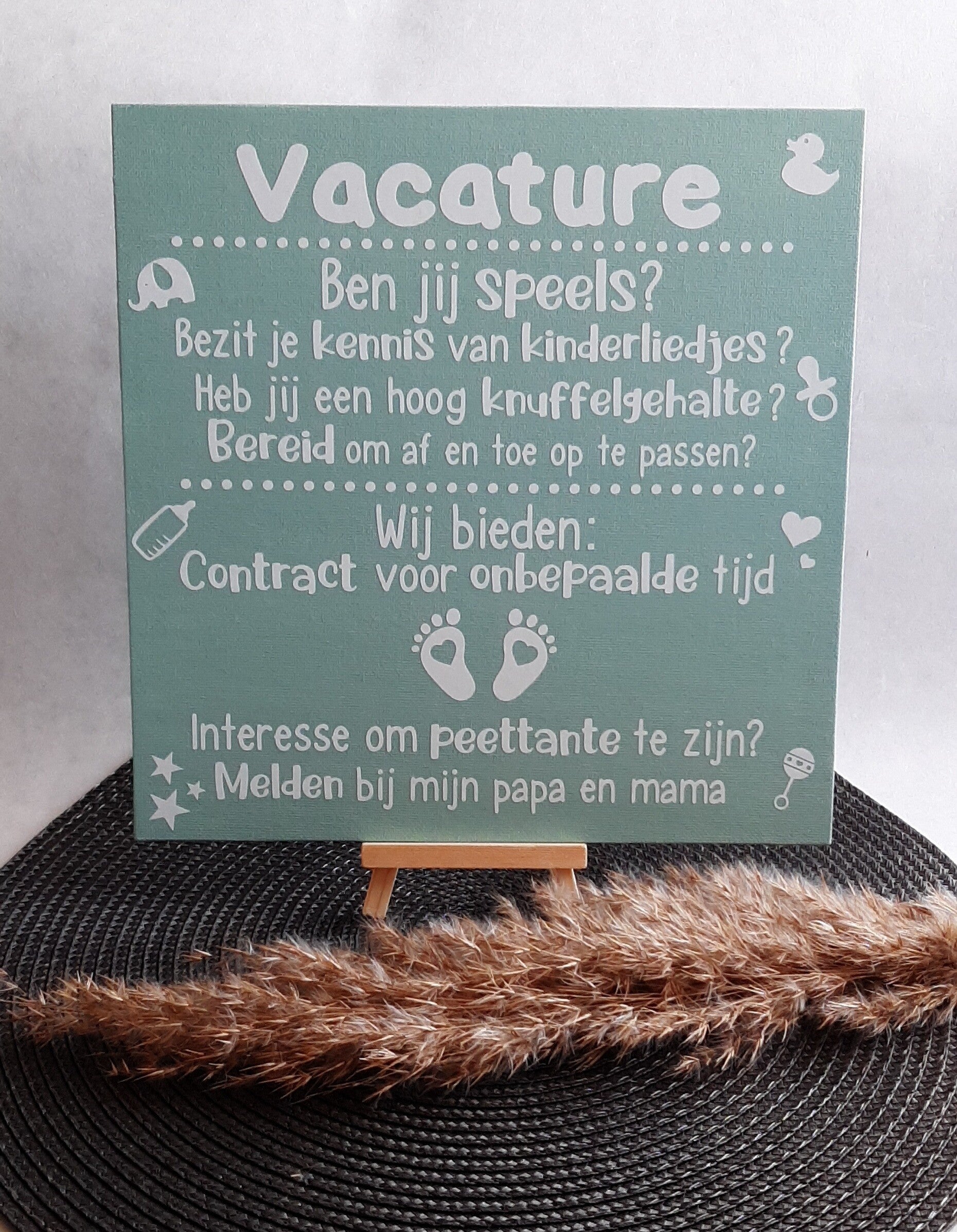 Vacaturebord peettante