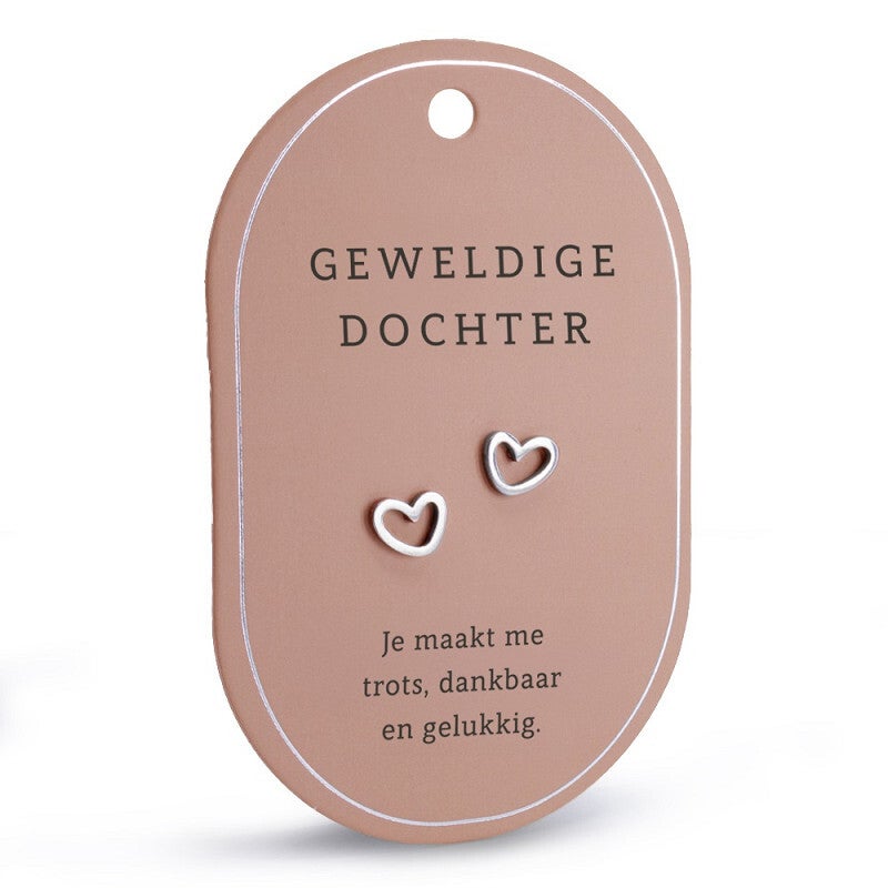 Oorbellen - Dochter - Zilver