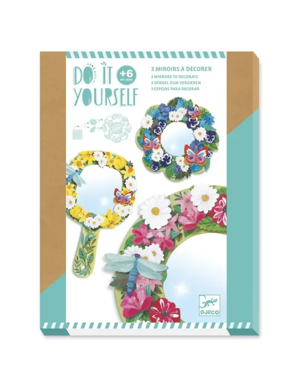 Djeco - Knutselset - Bloemen spiegels