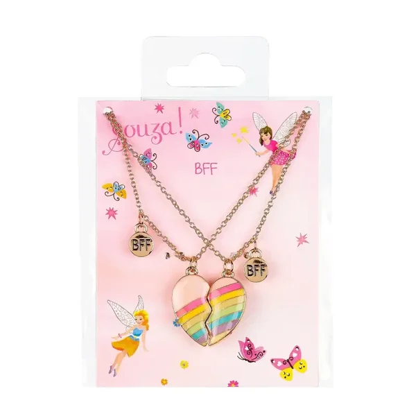 Souza! - BFF kettingen - Regenboog hart