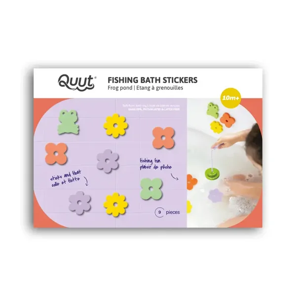 Quut - Visspel badstickers - Kikkerpoel