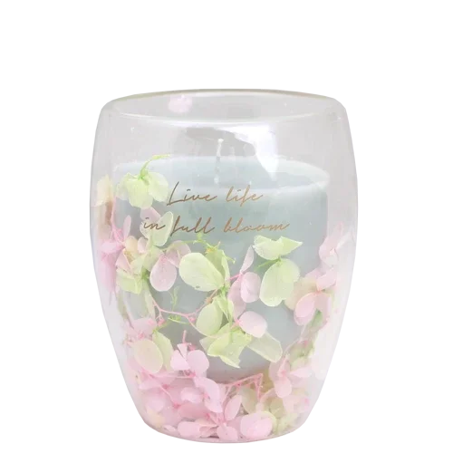 My Flame - Geurkaars in theeglas - Live life in full bloom