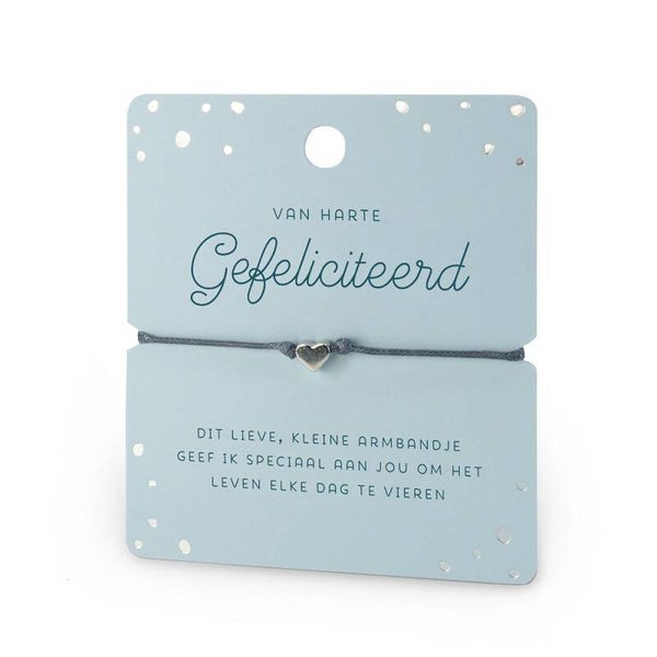 Armbandje - Gefeliciteerd