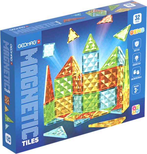 Geomag - Magnetische tegels - 32 stuks