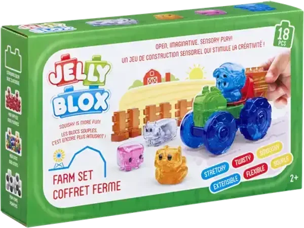 Goliath - Jelly Blox - Farm Set Coffret Ferme