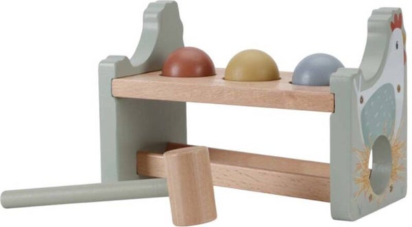 Hamerbank met ballen Little Farm