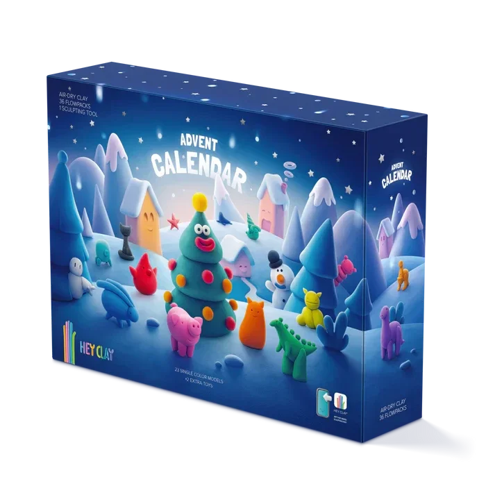 Hey Clay boetseerklei - Advent kalender