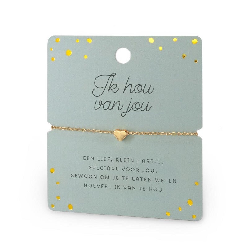 Armbandje - Ik hou van jou