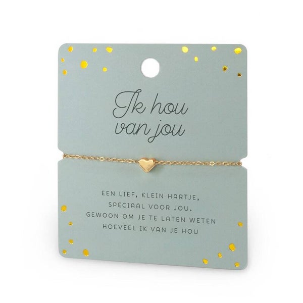 Armbandje - Ik hou van jou